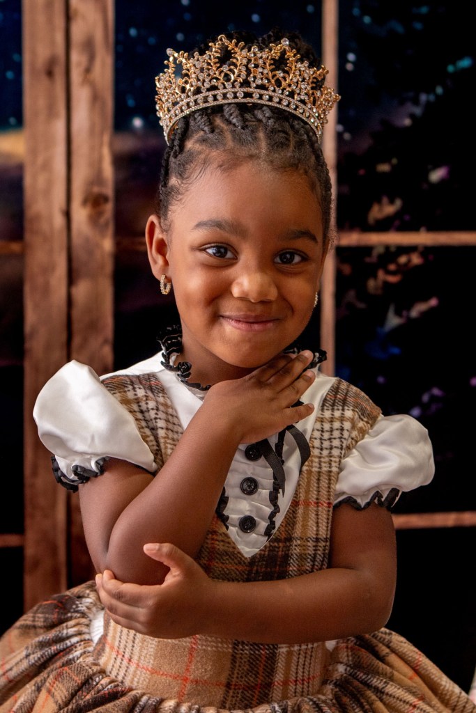 young girl smiling portrait