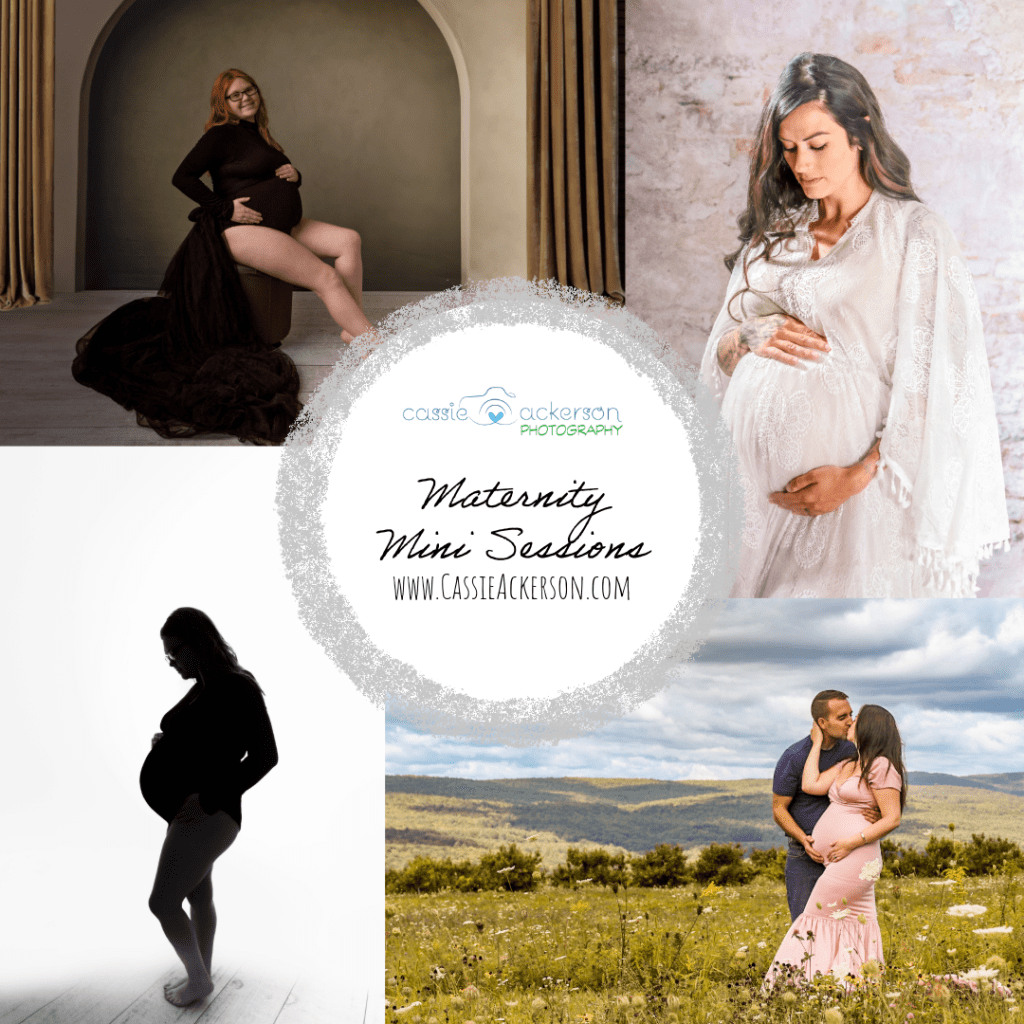 Join us for a blissful 20-minute maternity mini session, where we capture the radiant beauty of your pregnancy journey in a quick and convenient session. 